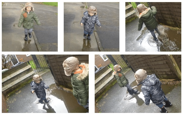 Yorkshire Blog, Mummy Blogging, Parent Blog, puddles, jumping, wet, rain, weather, play, Outdoor Play, #CountryKids, 